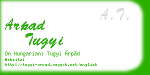 arpad tugyi business card